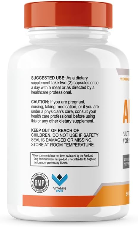 Arialief Sciatica Nerve Support, Arialeaf Advanced Nerve Health, Arialeaf Prime Palm Sciatica, Aria Leaf Primepalm Aria Lief, Aria Lief Nerve Relief Supplement Sciatic Nerve Soothing (60 Capsules )
