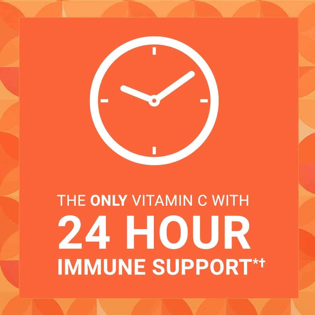Ester-C 500 Mg 24 Hour Vitamin C Tablets for Immune Support, Vitamin C Supplement, 90 Count