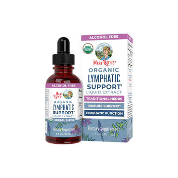 MaryRuth Lymphatic Support Drops | USDA Organic Lymphatic Cleanse Immune Support Supplement| Lymphatic Support with Echinacea & Elderberry | Blue Vervain | Vegan | Non-Gmo | 30 Servings