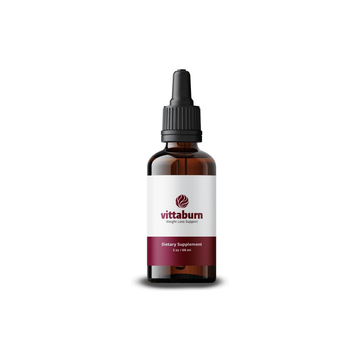 Vittaburn Weight Loss Support Drops - All Natural Boost Metabolism, Control Cravings & Burn Fat Naturally, Pure Organic Formula for Healthy Weight