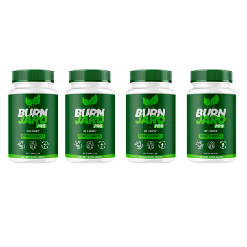 Burn Jaro Pro Supplement with Pink Salt - 4 Pack (240 Capsules Total)