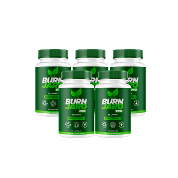 Burn Jaro Pro Supplement with Pink Salt - 5 Pack (300 Capsules Total)