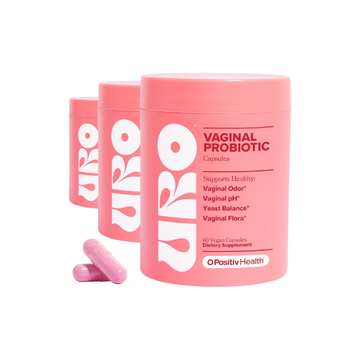 URO 3 Pack Vaginal Probiotics for Women Ph Balance with Prebiotics & Lactobacillus Probiotic Blend - Vaginal Health Supplement - Promote Healthy Vaginal Odor & Vaginal Flora, 60 Count