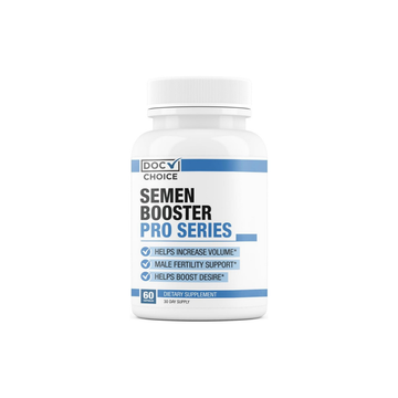 Semen Volume Booster PRO Series for Men - Pills for Men Fast Acting Blood Flow, Enhance Load Size, Healthier Taste & Fertility Support | 3Rd Party Tested Supplement - 60 Pills for Adults