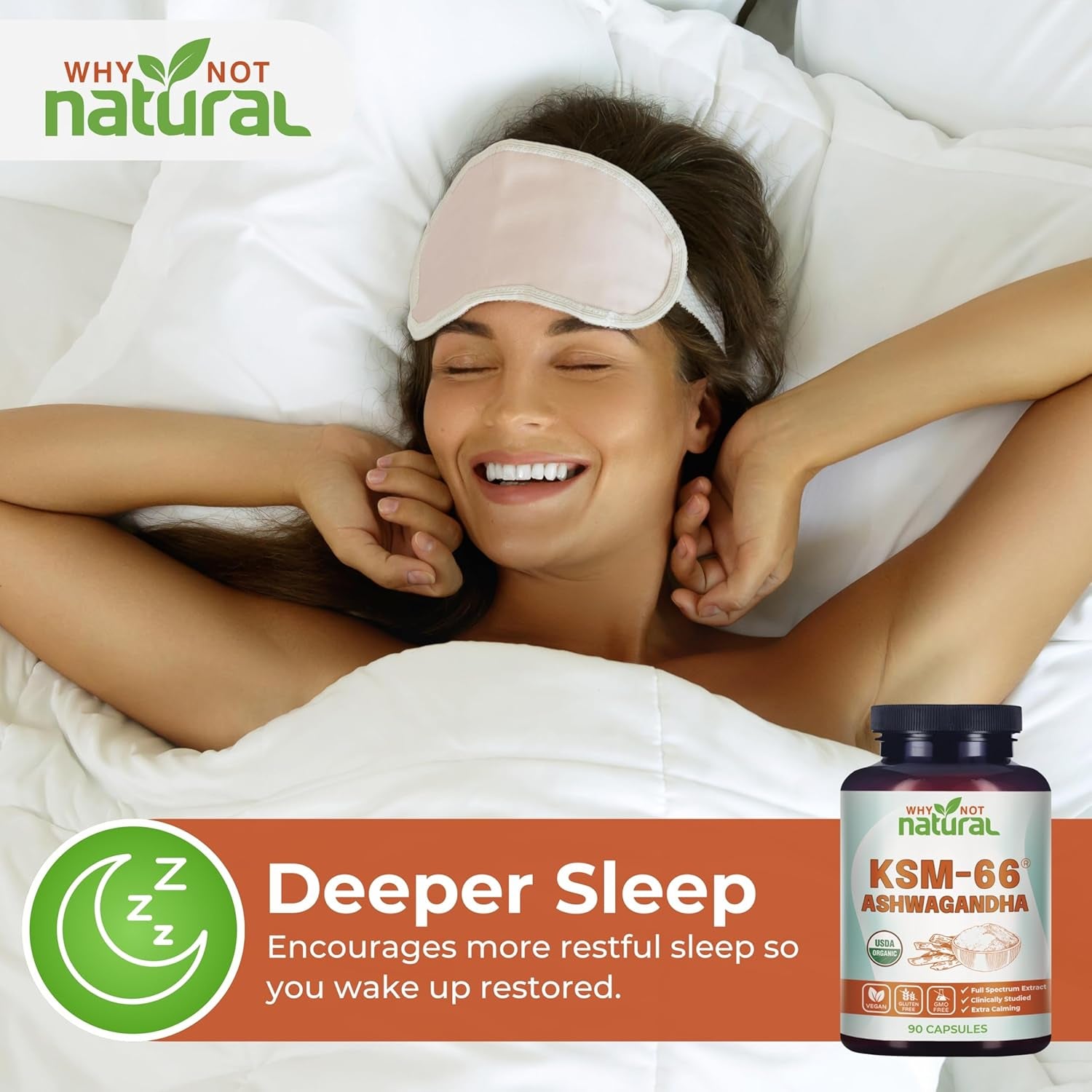 Organic Ashwagandha Ksm 66 Supplements Capsules - Ksm66