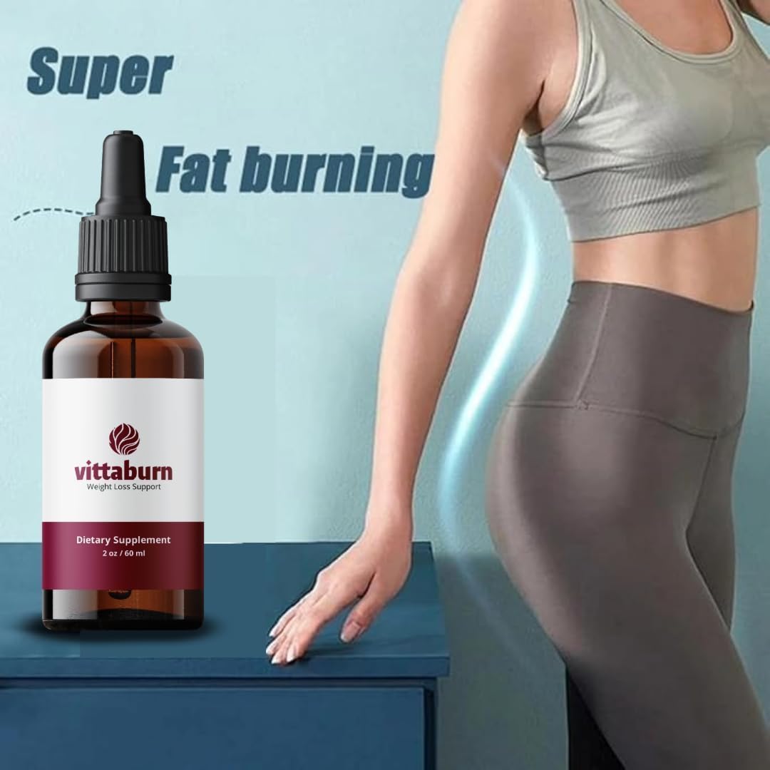 (1 Pack) Weight Loss Support Drops - All Natural Boost Metabolism, Control Cravings & Burn Fat Naturally, Pure Organic Formula for Healthy Weight