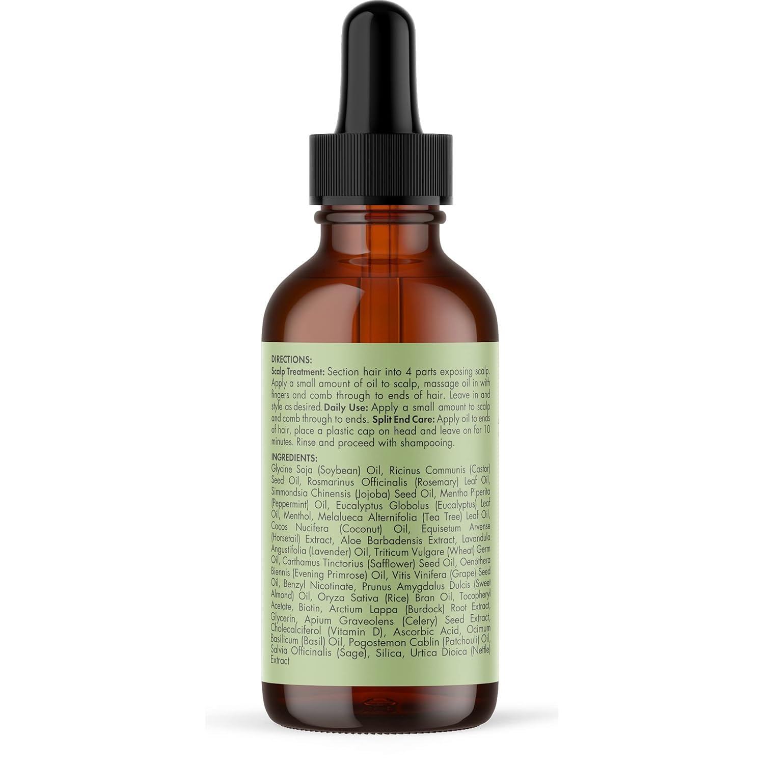 Mielle Rosemary Mint Scalp & Hair Strengthening Oil for All Hair Types (2 Fl Oz)