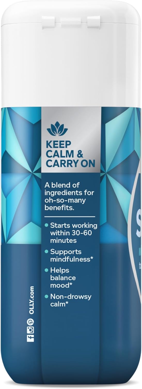 Ultra Strength Goodbye Stress Softgels, GABA, Ashwagandha, L-Theanine and Lemon Balm, Stress Relief Supplement - 60 Count