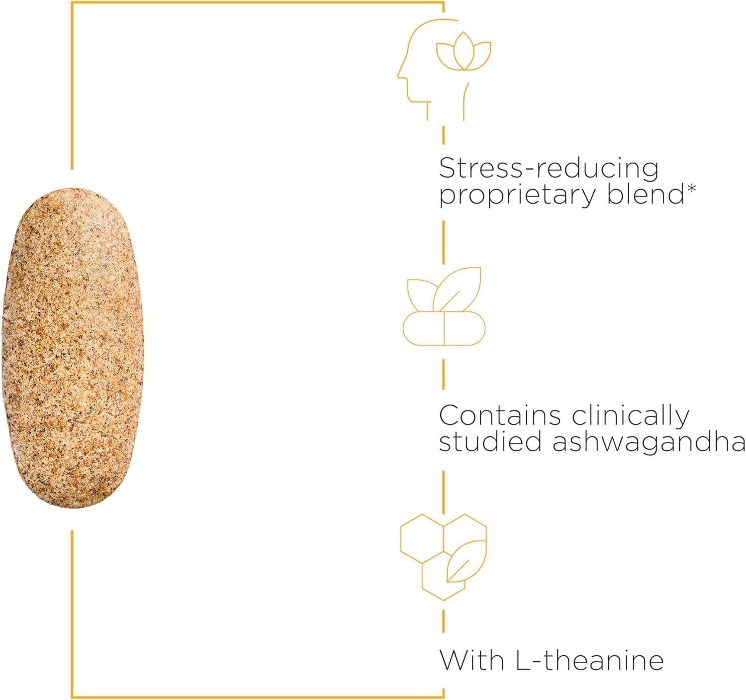  Cortisol Manager - Supplement with Ashwagandha and L-Theanine - Supports Relaxation & Calm* - 30 Tablets