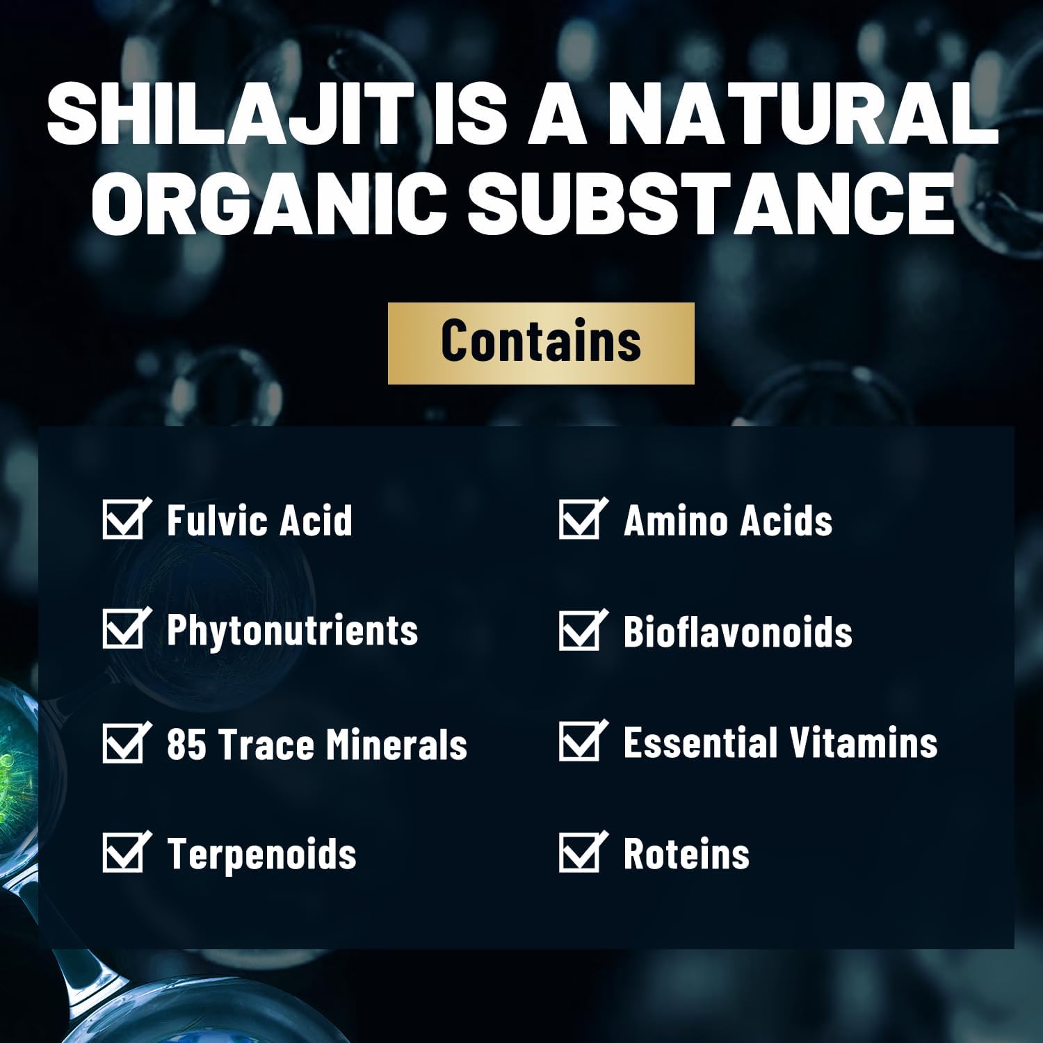 Shilajit Capsules - Premium Shilajit for Men - with Ashwagandha Ginseng and More Fulvic Acid for Men/Women - 120 Capsules