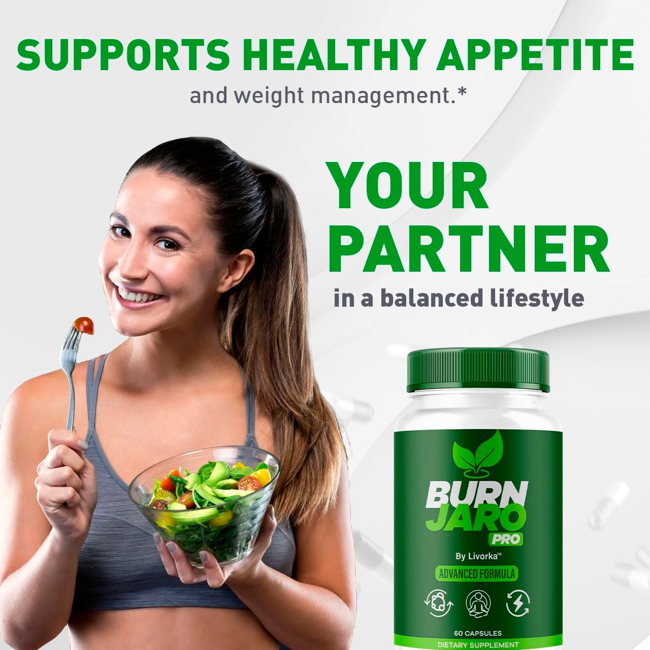 Burn Jaro Pro - Burnjaro Pink Salt Capsules Pro, Burnjaro Pro Pills, Official Advanced Formula Burn Jaro Pro Supplement Pills Natural Ingredients Reviews, 60 Capsules for 1 Month