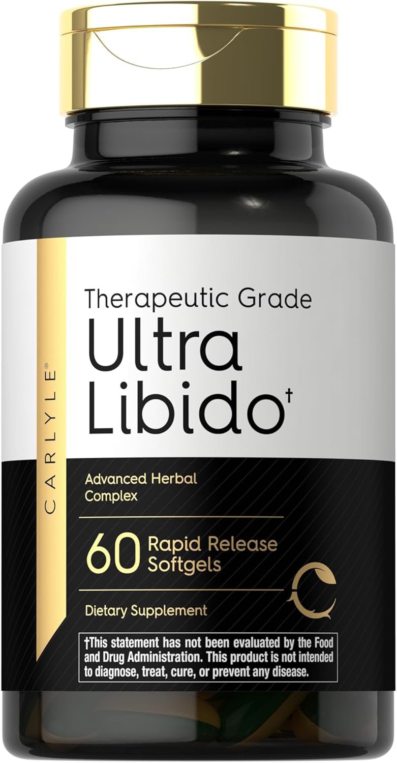 Carlyle  Ultra Libido Supplement for Men | 60 Softgel Capsules | Extreme Male Formula | Non-Gmo & Gluten Free