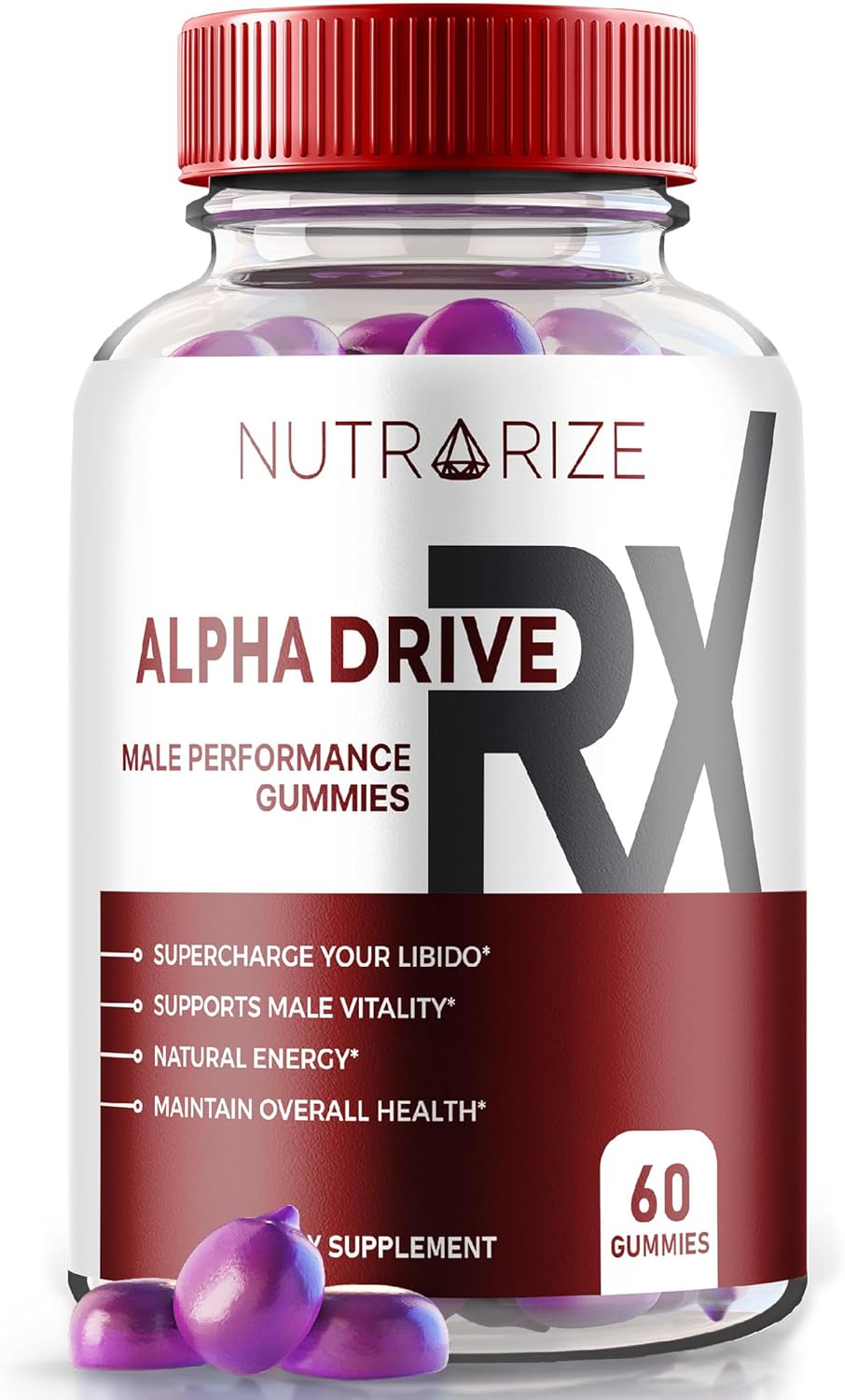 Alpha Drive RX Gummies for Men, Your Daily Supplement to Support Peak Performance and Overall Well-Being, Official Reviews 60 Gummies