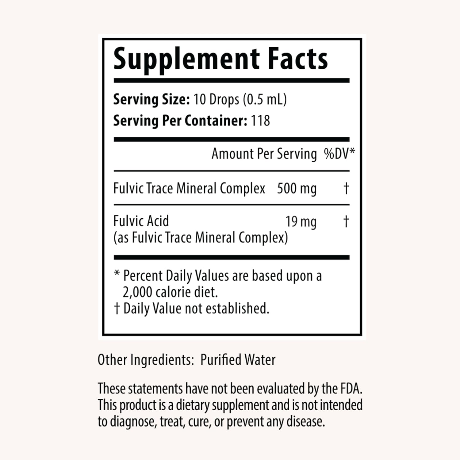 Organic Trace Minerals Electrolyte s with Fulvic Acid 2 Oz Alkaline Liquid Minerals for Water - Supports Gut Health, Energy, Stamina, and Nutrient Uptake