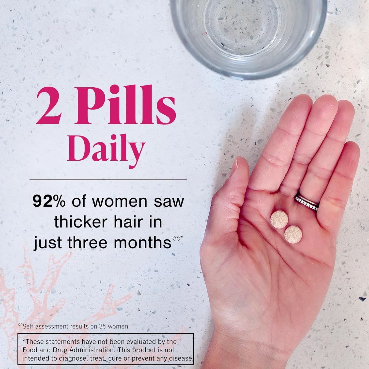 Viviscal  Hair Growth Supplements for Women for Thicker, Fuller Hair, Nourishes Thinning & Loss, with Proprietary Collagen Complex, 60 Tablets, 1 Month Supply
