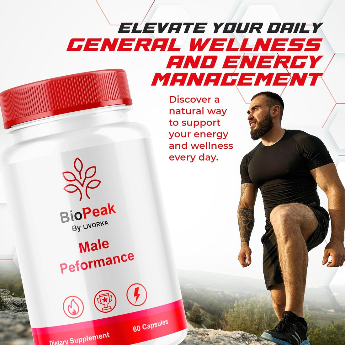 Biopeak Capsules Advanced Support Formula Pills 60 Capsules