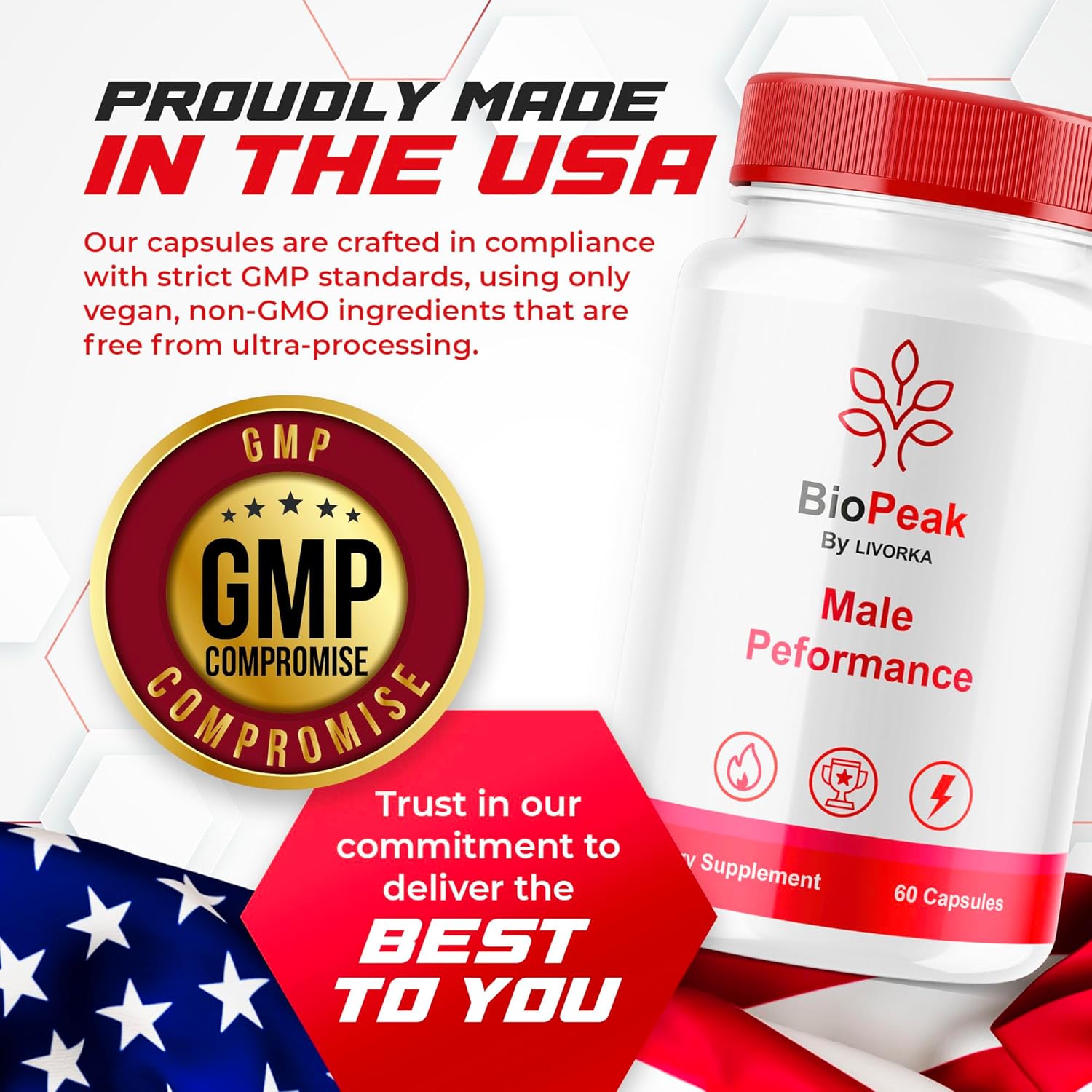 Biopeak Capsules Advanced Support Formula Pills 60 Capsules