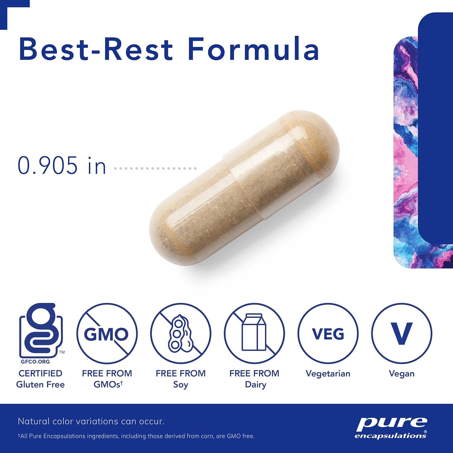 Best-Rest Formula - Supports Restful Sleep - for Relaxation - Restful Sleep Supplement - Non-Gmo & Vegan - 120 Capsules