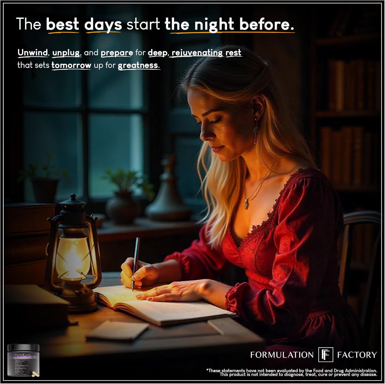 10-in-1 Midnight Maximizer: Comprehensive Sleep Supplement for Stress Relief, Relaxation, and Recovery with Magnesium Glycinate, L-Theanine, and More (120 Capsules – 2 Month Supply)