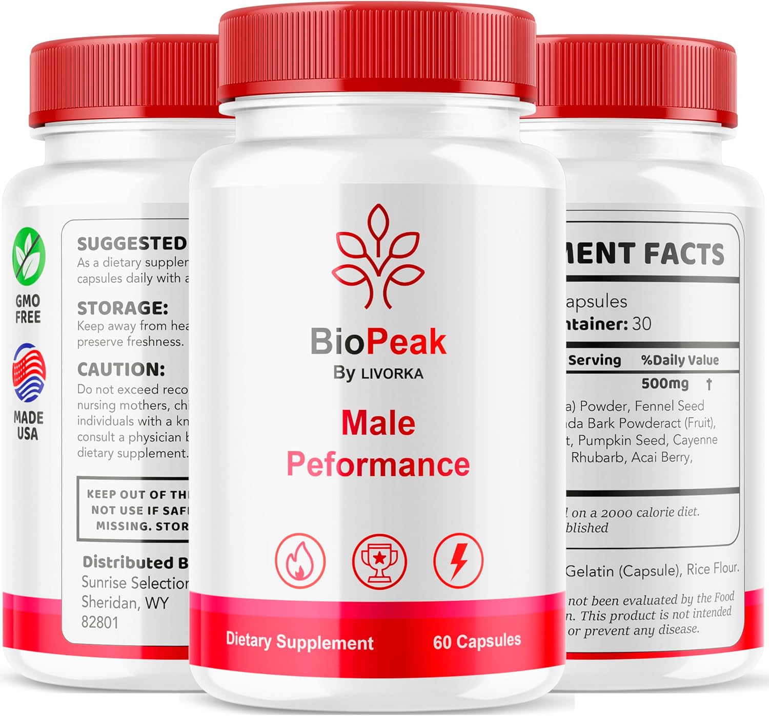 Biopeak Capsules Advanced Support Formula Pills 60 Capsules