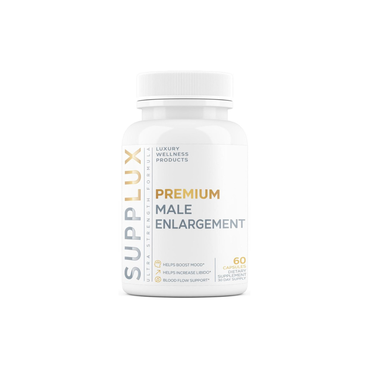 PREMIUM Male Eniargement - Powerful Erect Pills for Men W/ Fast Acting Blood Flow to Gain Length & Girth + Stamina | 9 Research Backed Ingredients for Maie Performance & Circulation - 60 Capsules