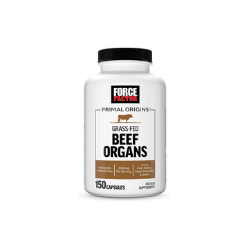 Primal Origins Beef Organ Supplement Made with Pasture-Raised, Grass Fed & Including Beef Liver, Kidney, Heart, Pancreas, & Spleen, Hormone Free, Non-Gmo, 150 Capsules