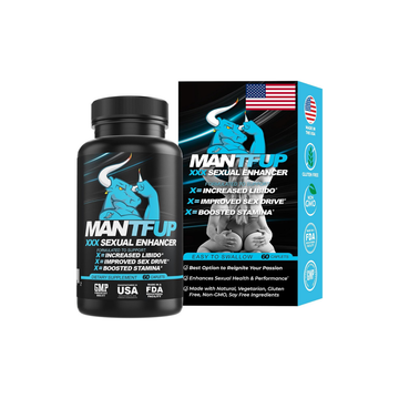 MANTFUP Daily Sexual Enhancer for Men | Boost Libido, Testosterone, Pleasure & Performance, Fast-Acting Enhancement | Potenciadores De Testosterona