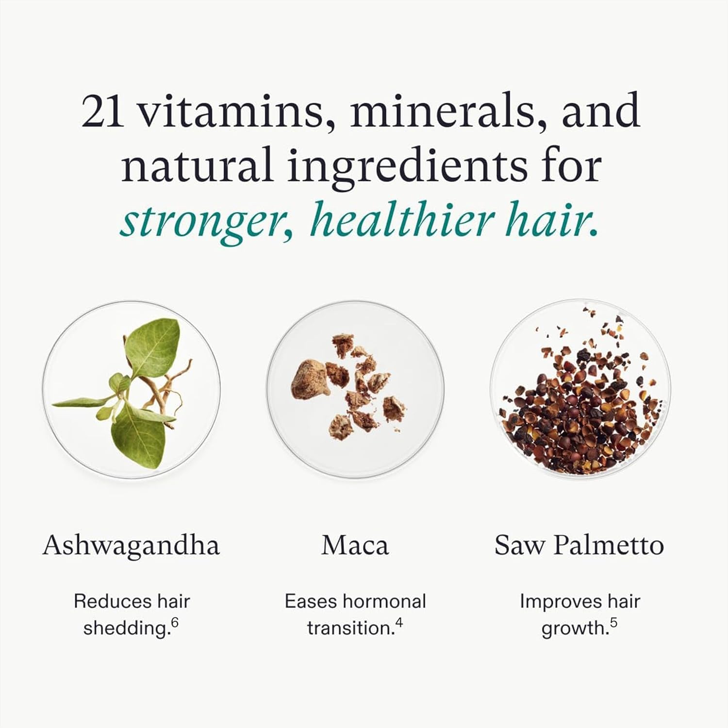 Nutrafol  Women'S Balance Hair Growth Supplements, Ages 45 and Up, Clinically Proven for Visibly Thicker Hair and Scalp Coverage in 3-6 Months, Dermatologist Recommended - 1 Month Supply Refill Pouch