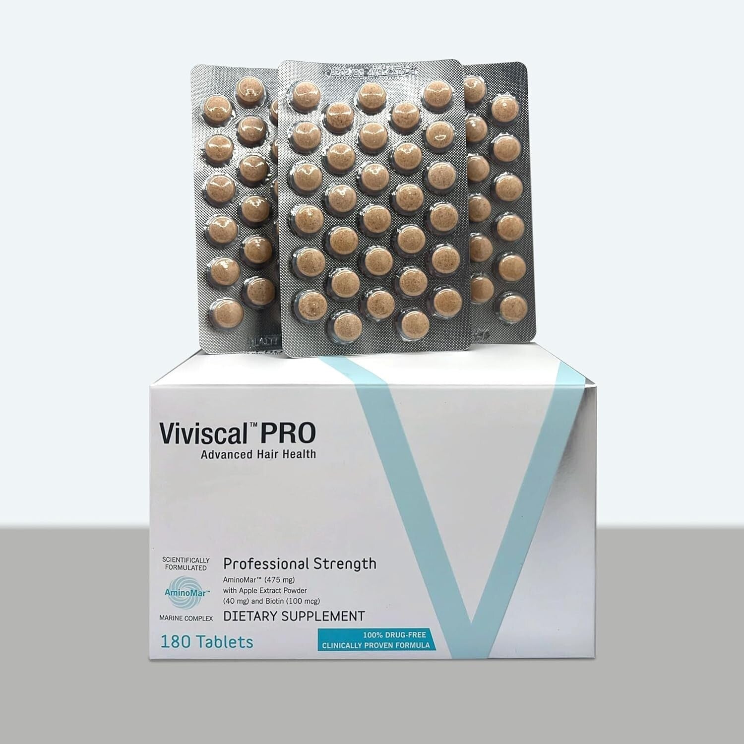 Viviscal Pro Advanced Hair Growth Support Supplement (180 Tablets, Supplement)