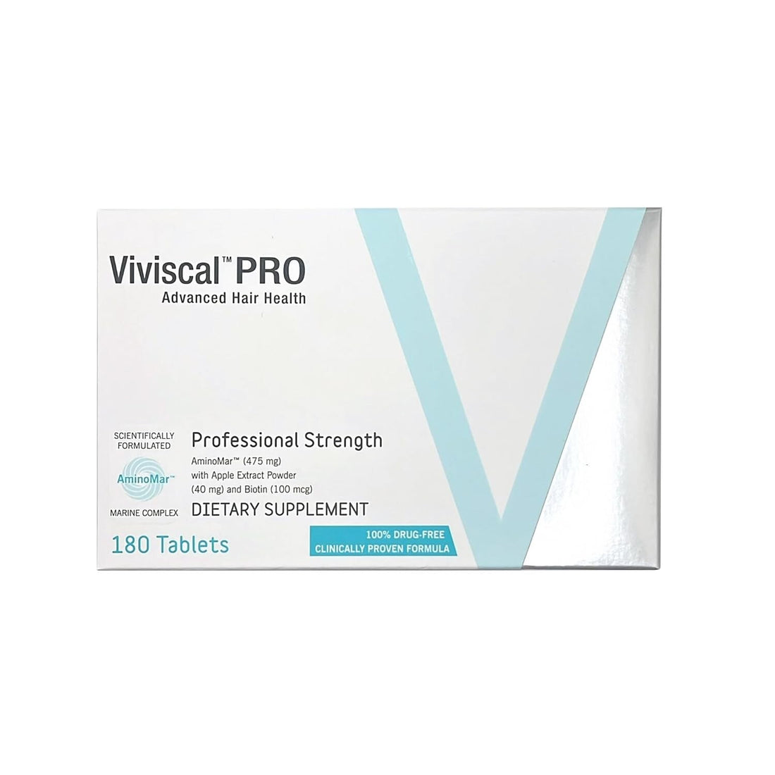 Viviscal Pro Advanced Hair Growth Support Supplement (180 Tablets, Supplement)