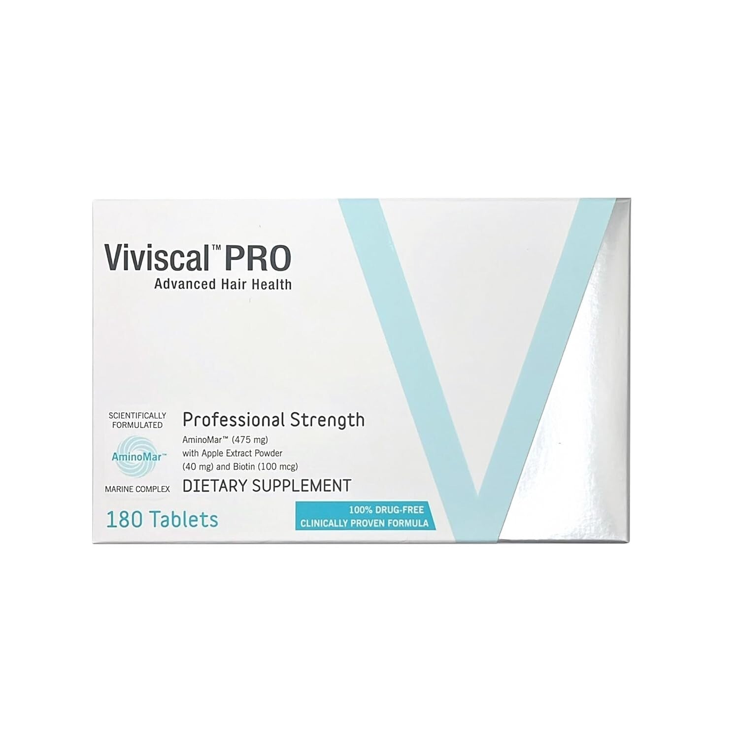 Viviscal Pro Advanced Hair Growth Support Supplement (180 Tablets, Supplement)